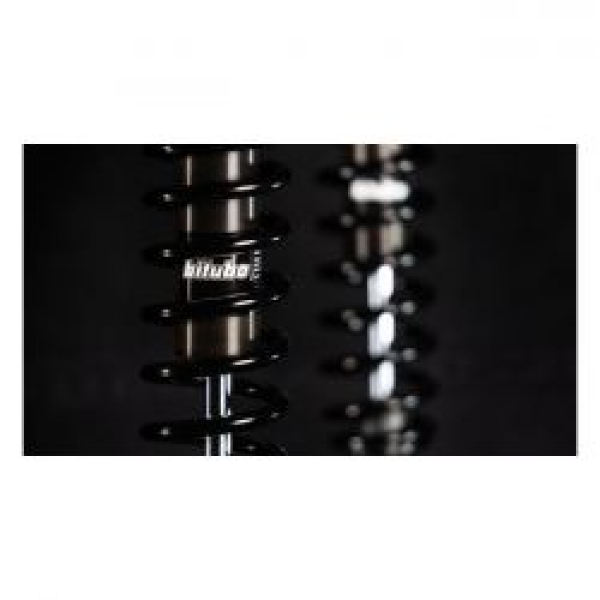 Bitubo, WME dual shock absorber set. Black. 321mm